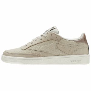 Adidasy Damskie Reebok Club C 85 Złote/Białe PL 73RIDWK